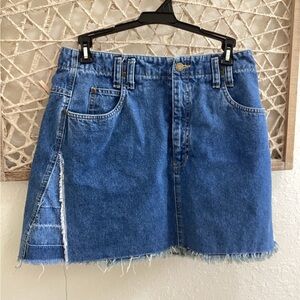 Jean mini skirt by first issue